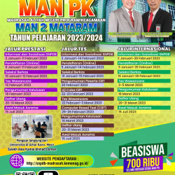 PENDAFTARAN MAN PK TAHUN AJARAN 2023/2024