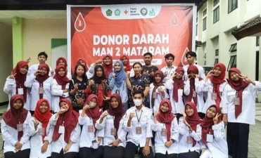 PMR MAN 2 Mataram gelar donor darah: Cek manfaat rutin melakukan donor darah!